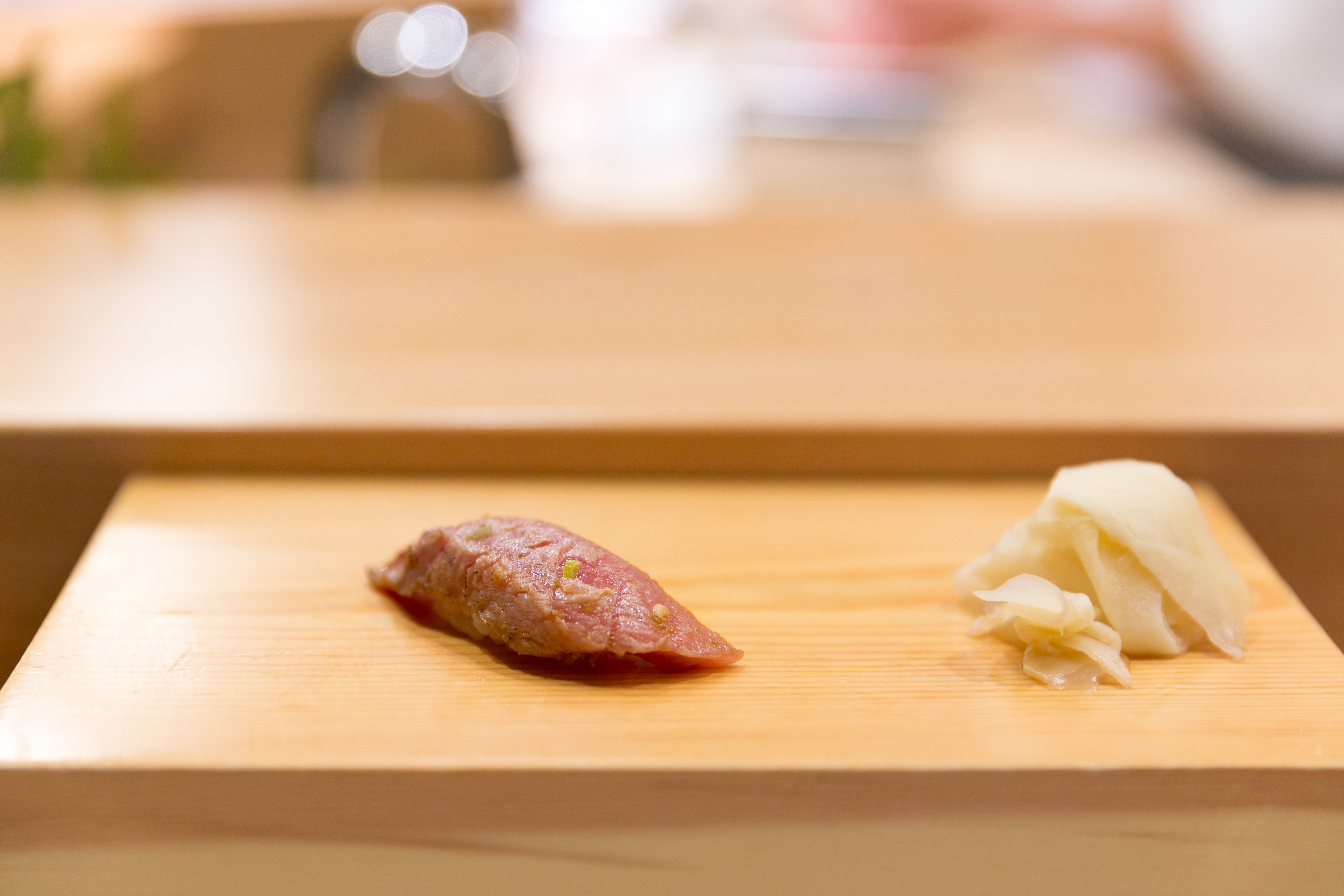 City Foodsters/flickr bluefin tuna nigiri and pickled ginger
