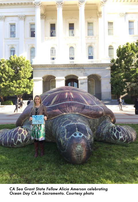 State Fellow Alicia Amerson at Ocean Day