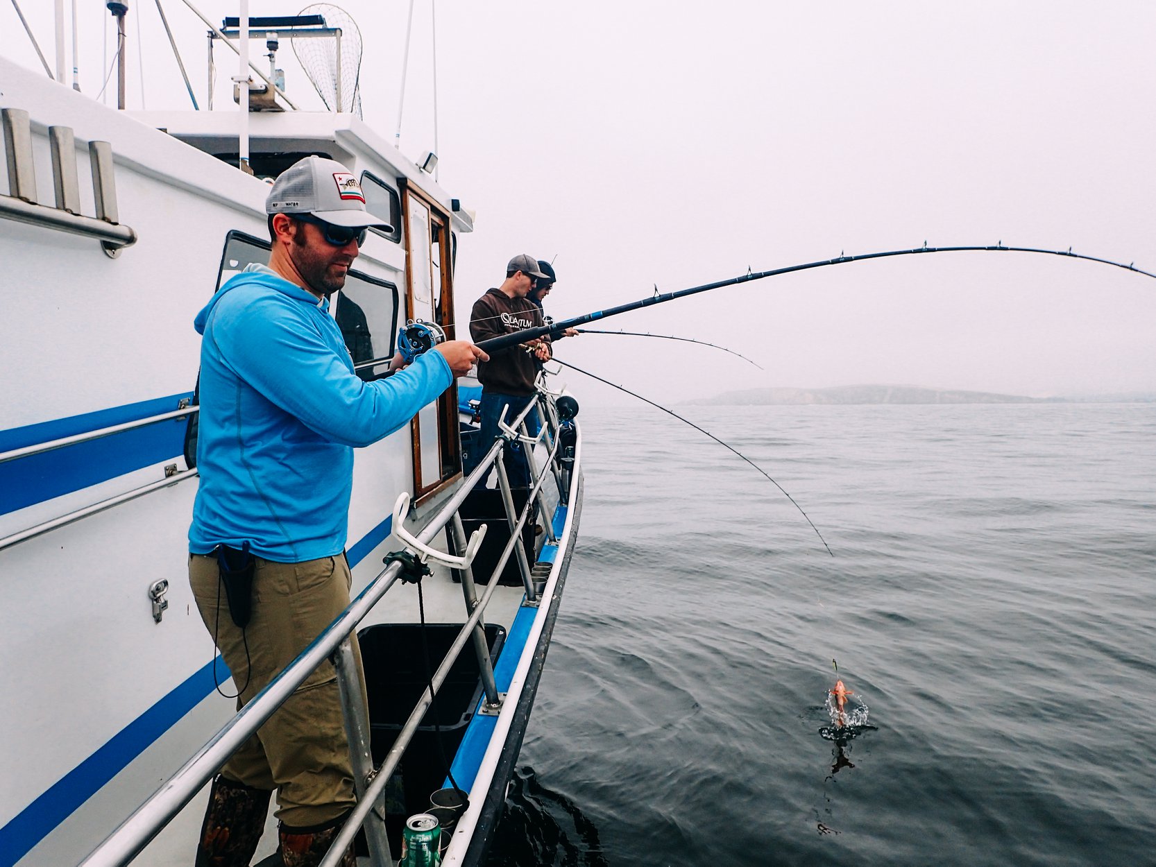 Fishermen and scientists fish alongside each other to learn more about how MPAs are changing the sizes, abundance, and distribution of fish.