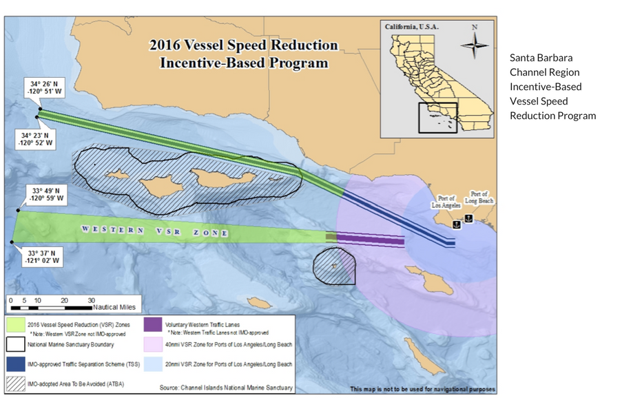 2016 Santa Barbara Channel Region Incentive-Based Vessel Speed Reduction Program