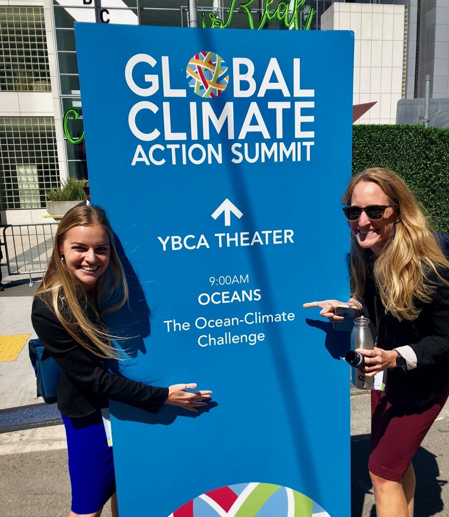 Whitney at Global Climate Action Summit in San Francisco.