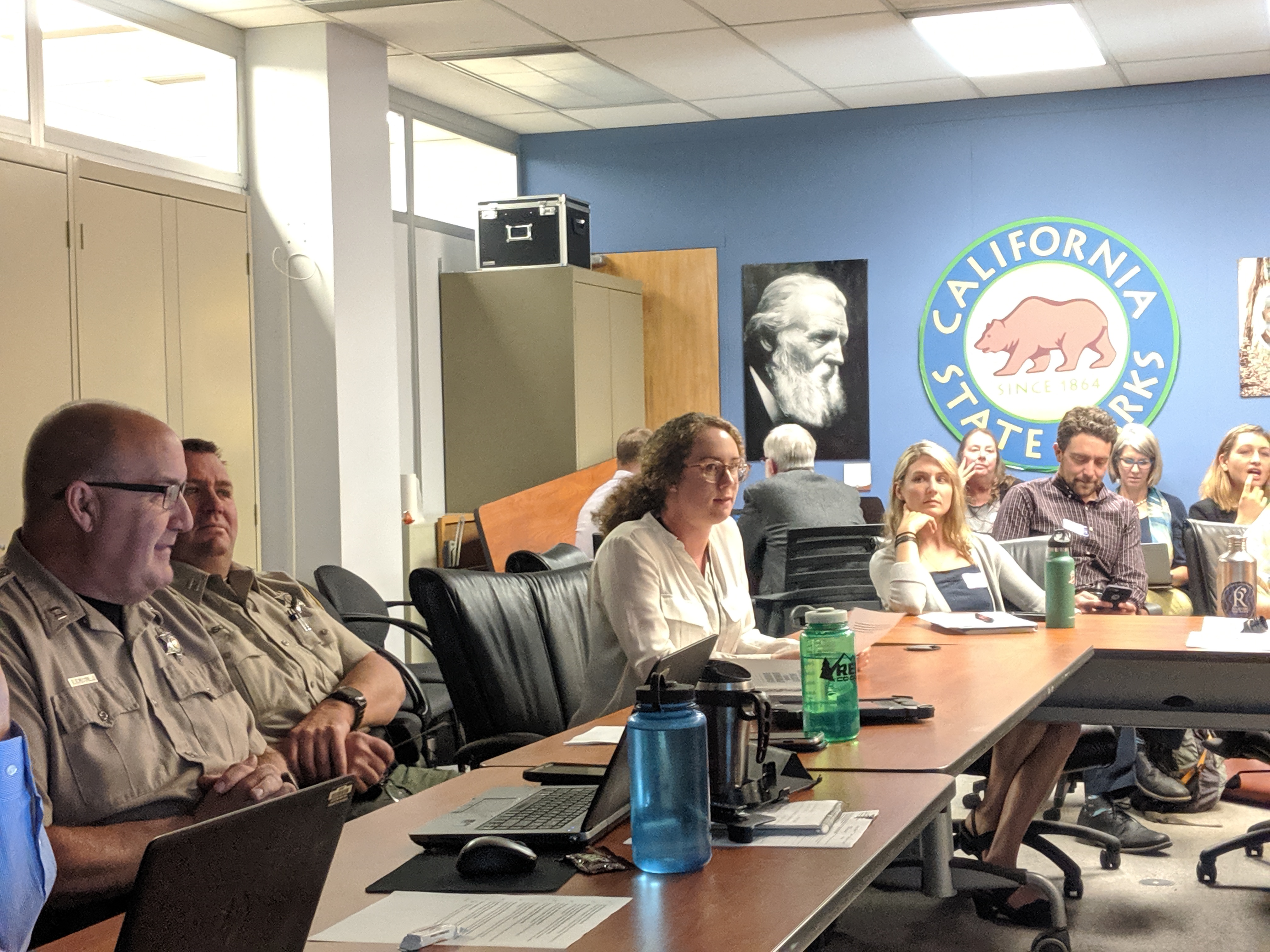 Me presenting on my project, the Coastal Fishing Communities Project, to the Marine Resources Committee on Nov 5, 2019.