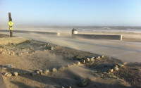 Dunes in wind