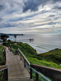 The stunning view from outside the California Sea Grant office.