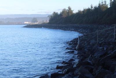 Buhne Point seawall