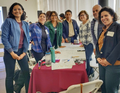 Meliza Le Alvarado at a workshop