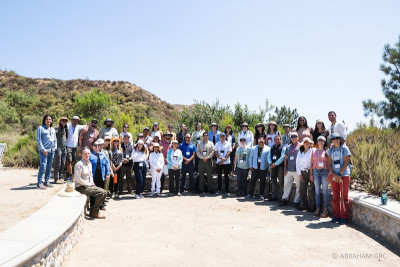 MDLA participants at a field visit to the Tijuana River Valley