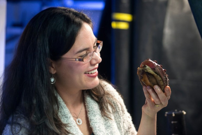 kristin holding white abalone