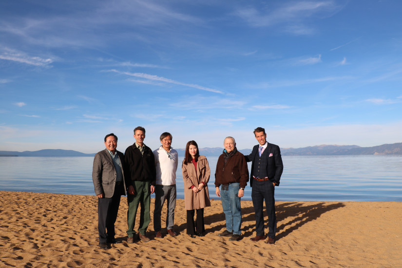 group photo at lake tahoe