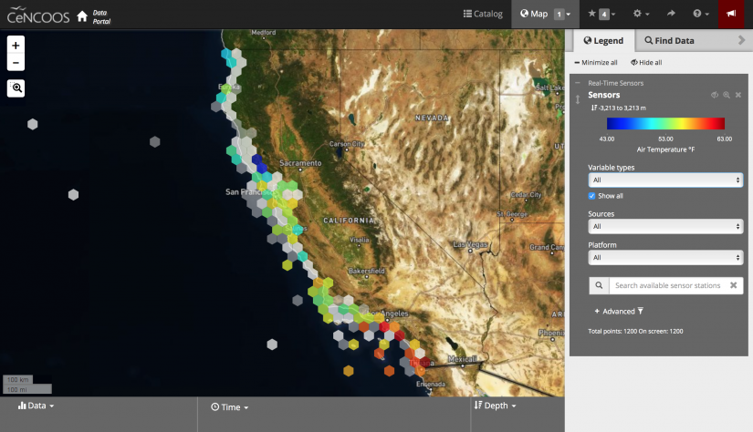 Data from the project will be publicly accessible through an online portal